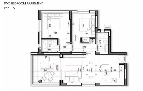 2 bedrooms Apartment for sale